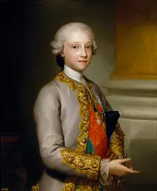 Gabriel de Borbón y Sajonia, Infante of Spain, 1767. Creator: Anton Raphael Mengs