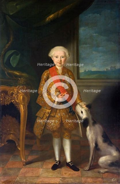 Gabriel de Borbón y Sajonia, Infante of Spain, after 1764. Creator: Joaquín Inza y Ainsa.