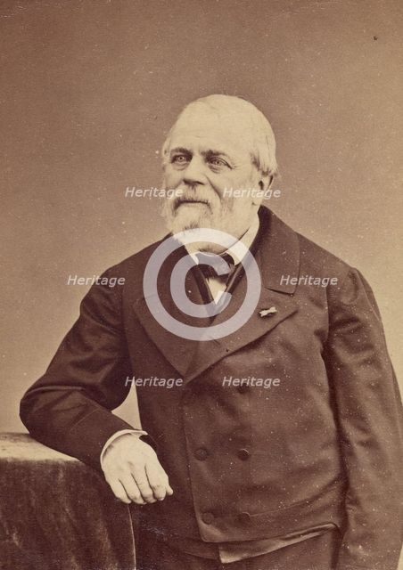 Gabriel de la Landelle, 1865-1869. Creator: Nadar.