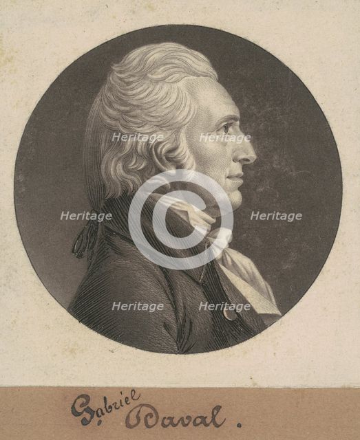 Gabriel Duvall, 1806. Creator: Charles Balthazar Julien Févret de Saint-Mémin.