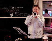 Gabriel Garrick, Epsom Jazz Club, The White Horse, Epsom, Surrey, April 2008. Artist: Brian O'Connor