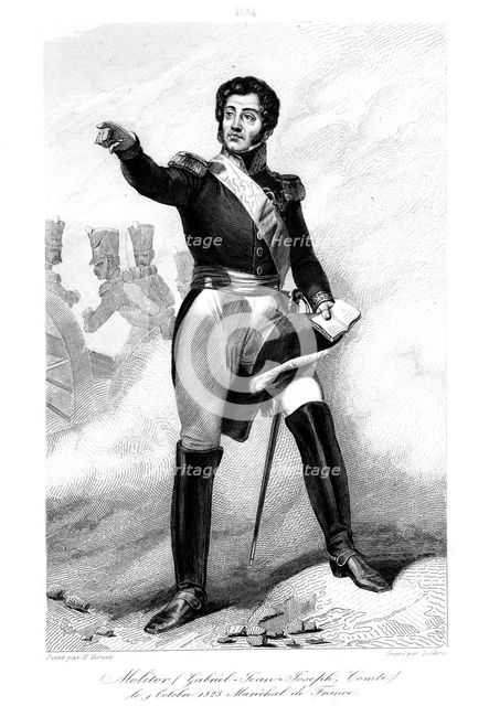 Gabriel Jean Joseph Molitor (1770-1849), Marshal of France, 1839.Artist: Leclerc