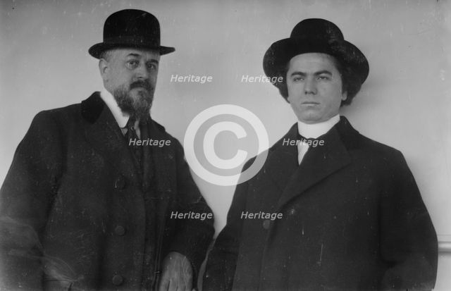 Gabriel Lapierre [and] Jan Kubelik, between c1910 and c1915. Creator: Bain News Service.