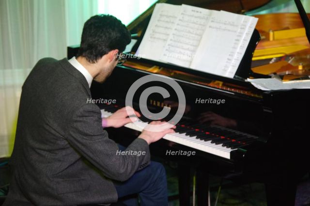 Gabriel Latchin, Watermill Jazz Club, Dorking, Surrey, 2.12.19. Creator: Brian O'Connor.