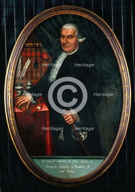 Gabriel Martín de Otero, c1760s. Creator: Unknown.