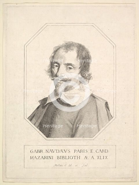 Gabriel Naudé, 1648. Creator: Claude Mellan.