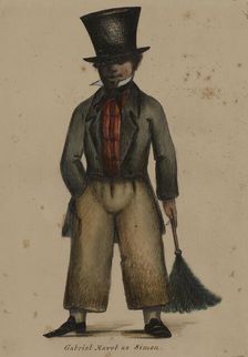 Gabriel Ravel as Simon, 1855-1859. Creator: Alfred Jacob Miller