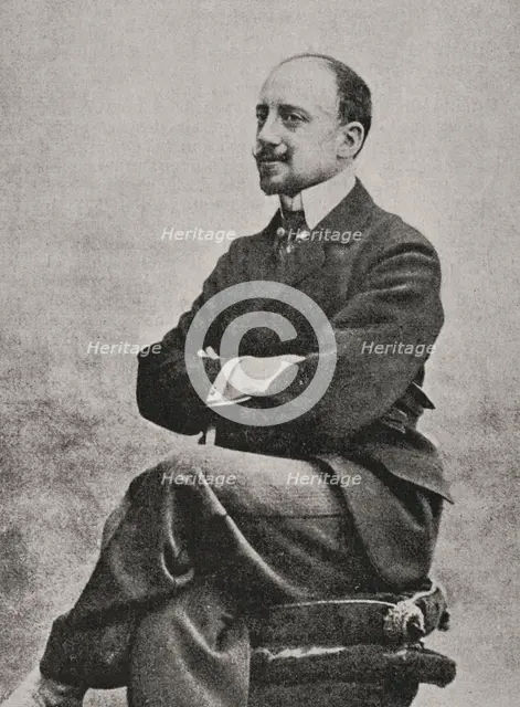 Gabriele D'Annunzio (1863-1938), Italian poet and political leader, 1898. Creator: Unknown.