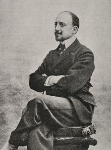 Gabriele D'Annunzio (1863-1938), Italian poet and political leader, 1898. Creator: Unknown