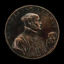Gabriele Fiamma, 1533-1585, Abbot-General of the Augustinian Congregation 1578 [obverse], 1578. Creator: Giovanni Battista Cambio