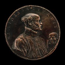 Gabriele Fiamma, 1533-1585, Abbot-General of the Augustinian Congregation 1578 [obverse], 1578. Creator: Giovanni Battista Cambio