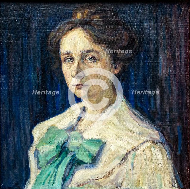 Gabriele Münter, 1905. Creator: Kandinsky, Wassily Vasilyevich (1866-1944).