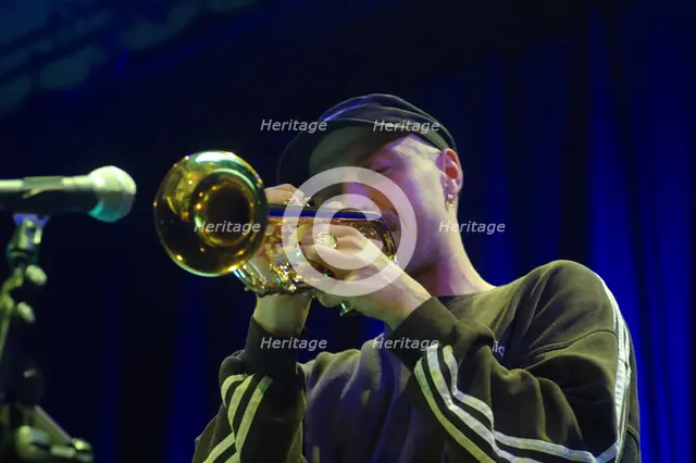 Gabriele Pribetti Quintet, Ropetackle Arts Centre, Shoreham by Sea, West Sussex, Feb 2023. Creator: Brian O'Connor.