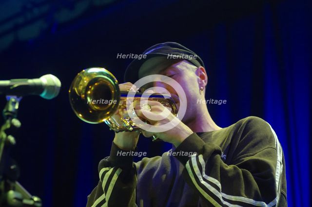 Gabriele Pribetti Quintet, Ropetackle Arts Centre, Shoreham by Sea, West Sussex, Feb 2023. Creator: Brian O'Connor.
