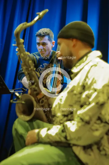 Gabriele Pribetti Quintet, Ropetackle Arts Centre, Shoreham by Sea, West Sussex, Feb 2023. Creator: Brian O'Connor.