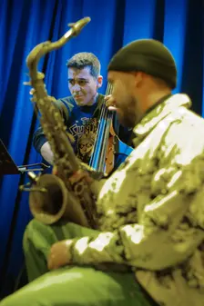 Gabriele Pribetti Quintet, Ropetackle Arts Centre, Shoreham by Sea, West Sussex, Feb 2023. Creator: Brian O'Connor
