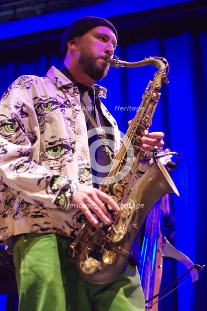 Gabriele Pribetti Quintet, Ropetackle Arts Centre, Shoreham by Sea, West Sussex, Feb 2023. Creator: Brian O'Connor.