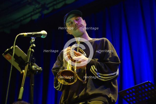 Gabriele Pribetti Quintet, Ropetackle Arts Centre, Shoreham by Sea, West Sussex, Feb 2023. Creator: Brian O'Connor.