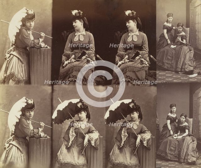 Gabrielle; M. Gutierrez de Estrada, 1867. Creator: André-Adolphe-Eugène Disdéri.