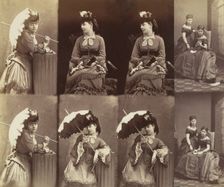 Gabrielle; M. Gutierrez de Estrada, 1867. Creator: André-Adolphe-Eugène Disdéri