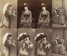 Gabrielle; M. Gutierrez de Estrada, 1867. Creator: André-Adolphe-Eugène Disdéri