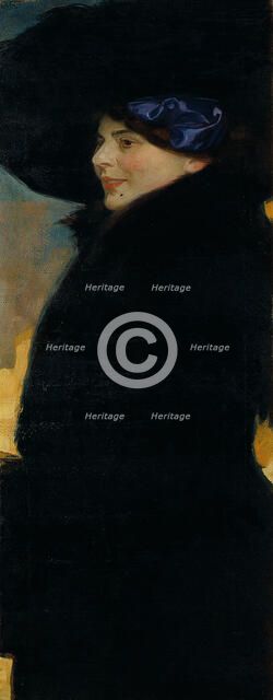 Gabrielle (Ella) Gallia , c. 1910. Creator: Friedrich, Otto (1862-1937).