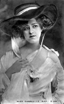Gabrielle Ray (1883-1973), English actress, early 20th century