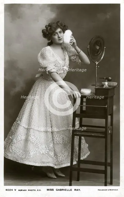 Gabrielle Ray, English actress, dancer and singer, c1906.Artist: Rotary Photo