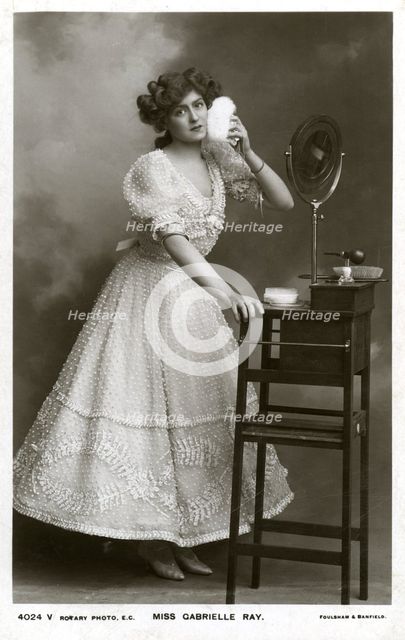 Gabrielle Ray, English actress, dancer and singer, c1906.Artist: Rotary Photo