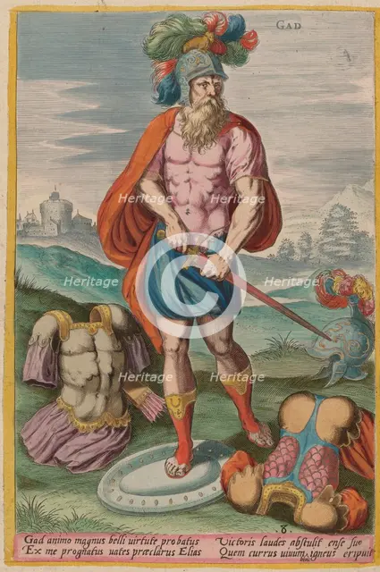 Gad, c. 1585. Creator: Johann Sadeler I.