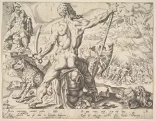 Gad, from the series The Twelve Patriarchs, 1550. Creator: Dirck Volkertsen Coornhert