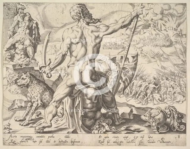 Gad, from the series The Twelve Patriarchs, 1550. Creator: Dirck Volkertsen Coornhert.