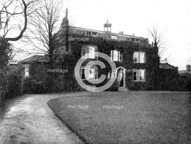 Gadshill, Near Rochester, Purchased by Dickens in 1856, (1923).Artist: Rischgitz Collection