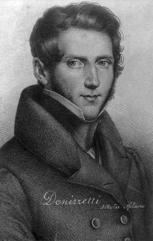 Gaetano Donizetti (1797-1848), Italian composer, 20th century