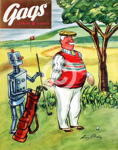 "Gags", humorous magazine cover, c1920s. Creator: Unknown.