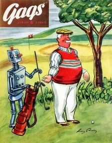 "Gags", humorous magazine cover, c1920s. Creator: Unknown