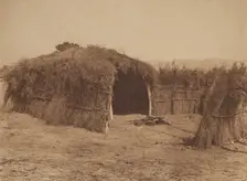 Gahuilla House in Desert, 1924. Creator: Edward Sheriff Curtis