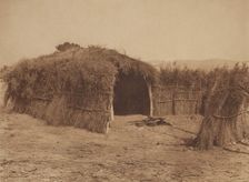 Gahuilla House in Desert, 1924. Creator: Edward Sheriff Curtis