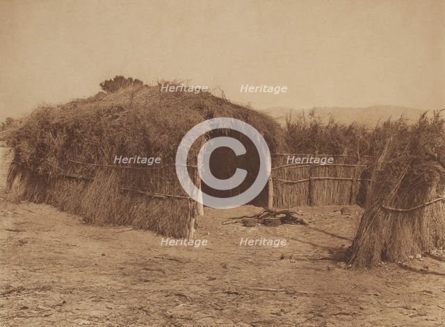 Gahuilla House in Desert, 1924. Creator: Edward Sheriff Curtis.