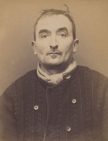 Gaillard. Pierre, Auguste. 47 ans, né à Foulanges (Cantal). Employé de commerce. Anarchist..., 1894. Creator: Alphonse Bertillon
