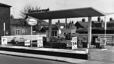 Gainsborough petrol station, Ipswich 1966