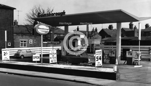 Gainsborough petrol station, Ipswich 1966 Artist: Unknown.