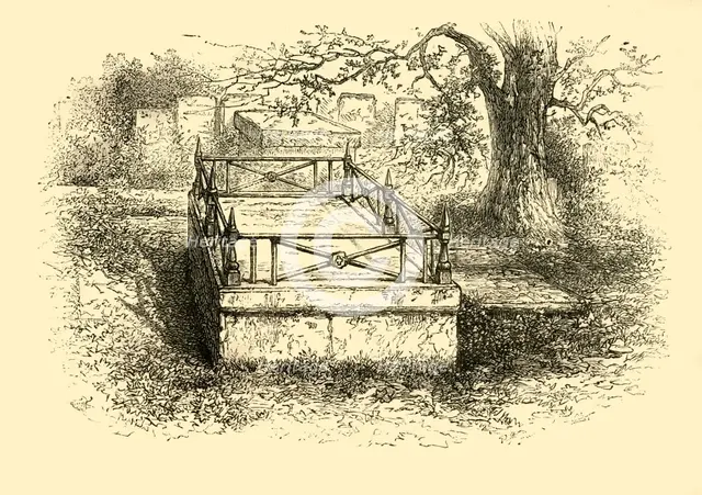 'Gainsborough's Grave', 1881. Creator: Unknown.