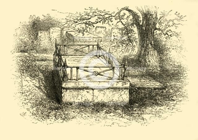 'Gainsborough's Grave', 1881. Creator: Unknown.
