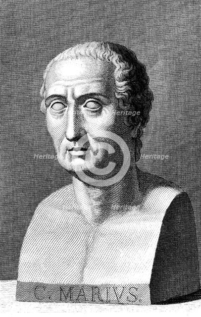 Gaius Marius (157-86 antes de C.), the Roman general and politician.