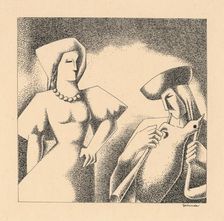 Gajdos, around 1936. Creator: Mikulas Galanda