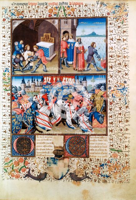 Galahad and Camelot, 1463. Artist: Unknown