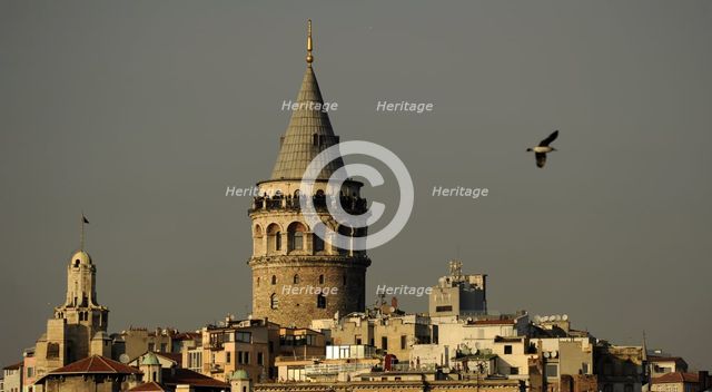 Galata Tower, Istanbul, Turkey, 2013.  Creator: LTL.