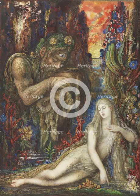 Galatea, 1896. Creator: Gustave Moreau.