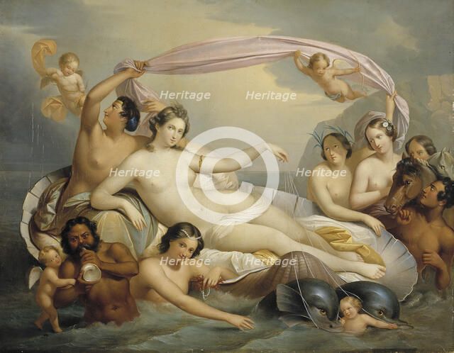 Galatea's Triumph, 1840-1849. Creator: Berndt Godenhjelm.
